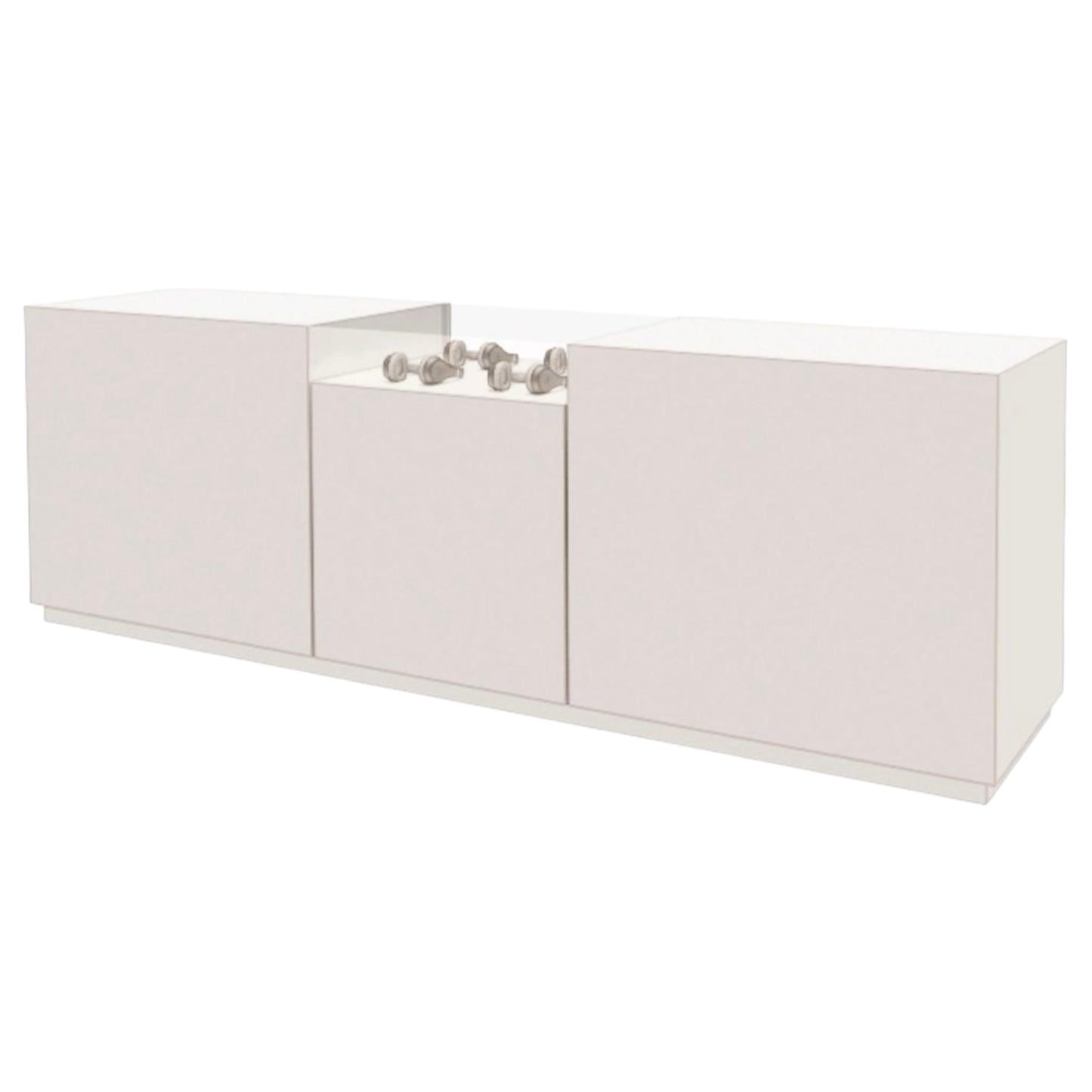 Empfangstheke modular – Kassentisch + Präsentationsmodul – 3er Set