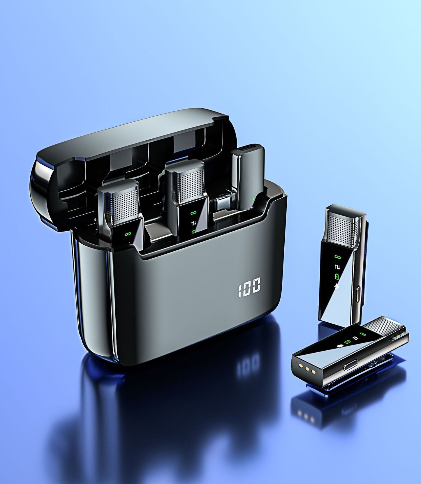 Lavalier Microphone Wireless mit USB-C / Ligtning