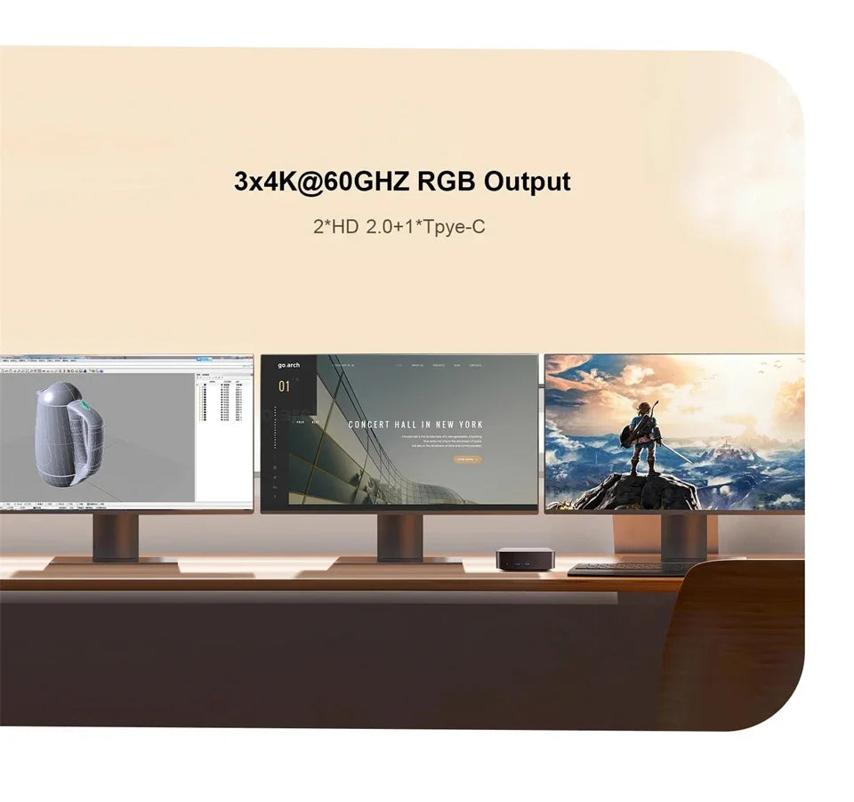 Leistungsstarker Mini-PC mit Intel Core i9 – Kompakt, vielseitig, effizient