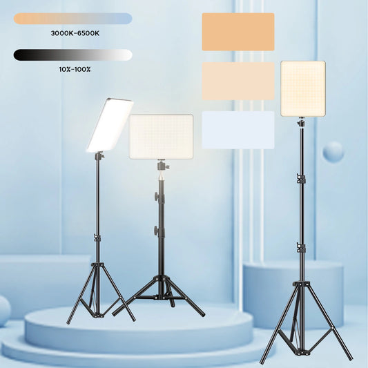 LED-Videoleuchten, Konferenzfotografie, Beleuchtung, Selfie-Licht, Fotostudio-Lampe mit Stativ für Live-Streaming, TikTok Zoom