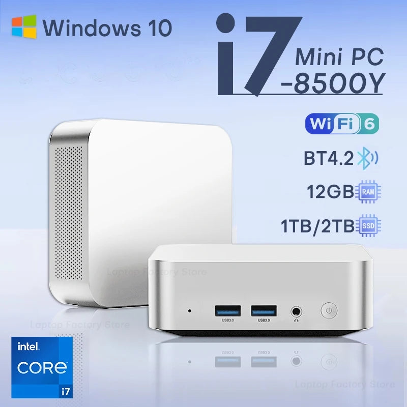 Kompakter Mini-Desktop-PC mit Intel Core i7 – Stilvoll, leistungsstark, vielseitig