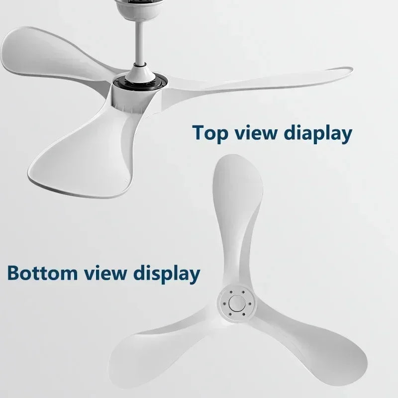 52 Zoll DC-Deckenventilator mit Fernbedienung & ABS-Flügeln